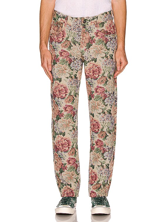 Pleasures Interactive Woven Pant in Floral | FWRD