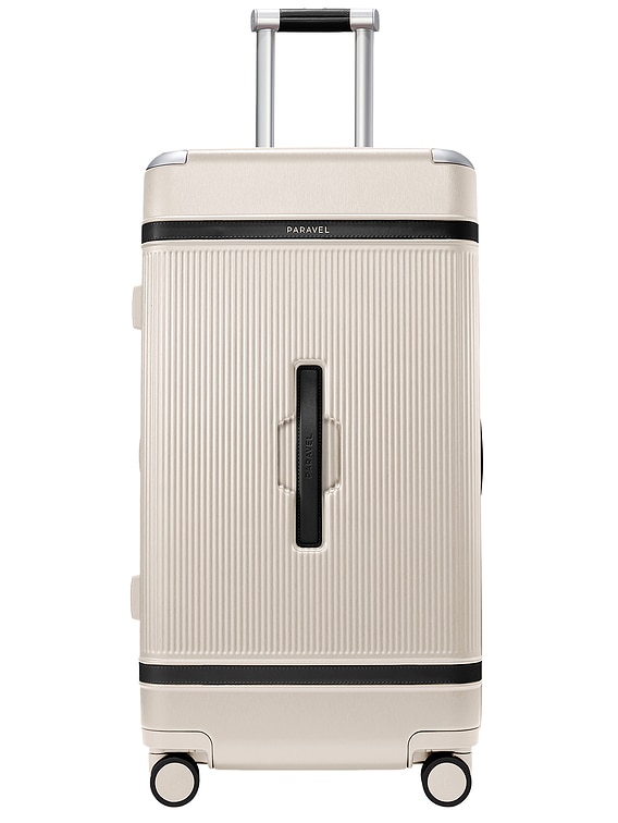 Paravel Aviator Trunk Suitcase in Domino Black | FWRD