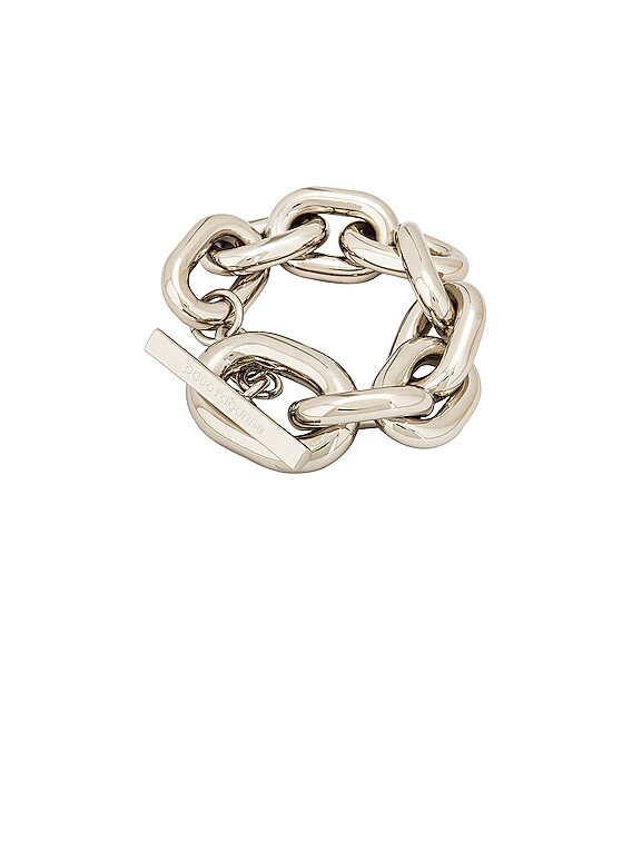 ★Rabanne★ シルバー XL Link カフブレスレット RABANNE XL Link Bracelet in Silver | FWRD