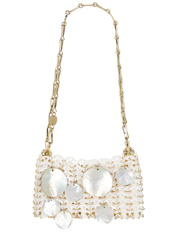 RABANNE SAC A MAIN ショルダーバッグ - Nacre | FWRD RABANNE SAC A MAIN ショルダーバッグ - Nacre | FWRD