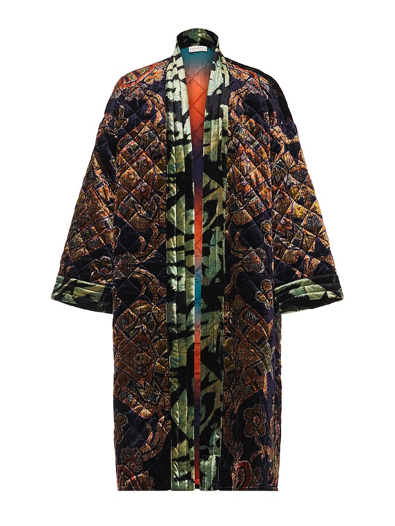 Pierre-Louis Mascia Kimono in Multi | FWRD Pierre-Louis Mascia Kimono in Multi | FWRD