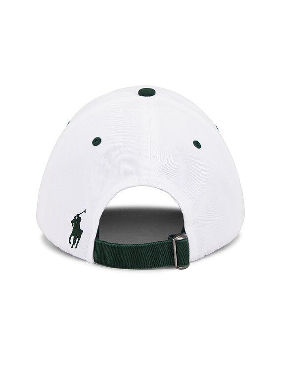 ★米国発*POLO*新作*Wimbledon Crest キャップ/WHITE★ The Wimbledon Online Shop ︳ Polo Ralph Lauren Crest Twill