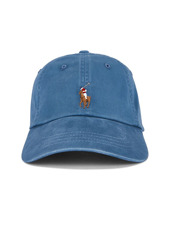 Polo Ralph Lauren Classic Sport Cap With Leather Strap in Delta