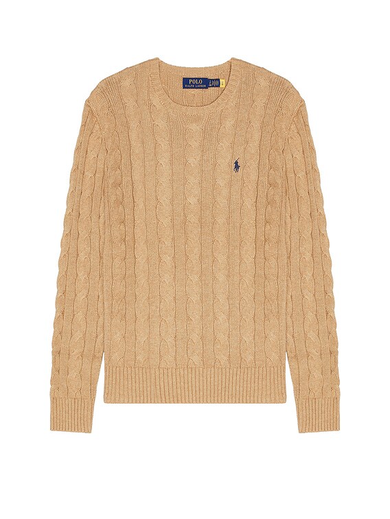 Cable Knit Crewneck Sweater