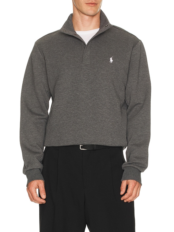 Polo Ralph Lauren Long Sleeve Double Knit Tech Snap Mocknock