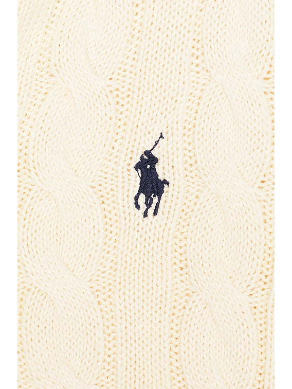 Polo Ralph Lauren Roving Zip Sweater in Andover Cream | FWRD