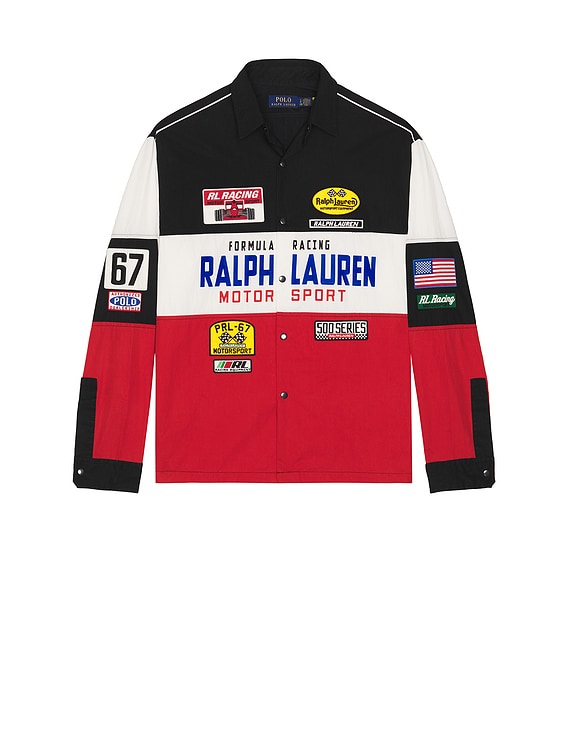 Nylon Colorblock RL Racing Sport Shirt