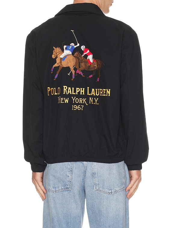 Polo Ralph Lauren Windbreaker Jacket in Polo Black | FWRD