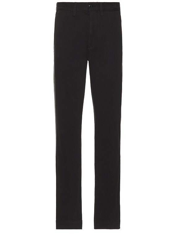 パンツ Ralph Lauren polo chino \"Charcoal Black\" Polo Ralph Lauren Stretch Straight Fit Chinos In Polo Black
