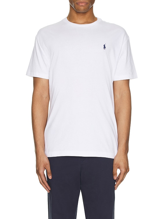 Polo Ralph Lauren Short Sleeve Crewneck T-Shirt in White | FWRD