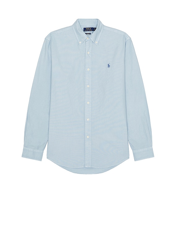 Ralph lauren light blue oxford shirt online