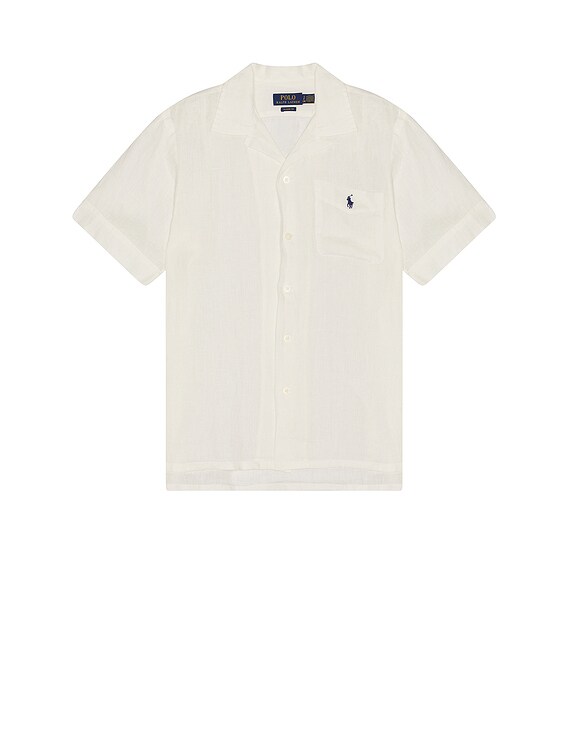 トップス polo ralph raulen ANDY CAMP Polo Ralph Lauren Andy Camp Shirt in New Olive | REVOLVE
