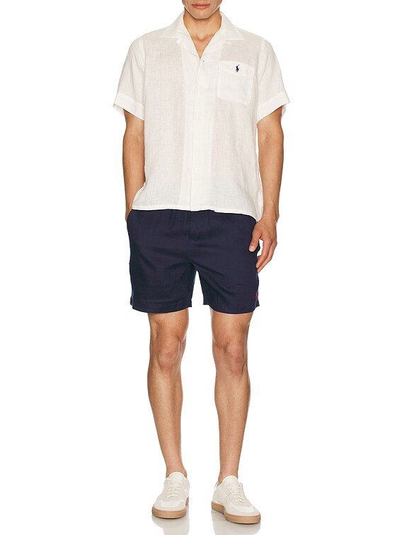 Polo Ralph Lauren Linen Andy Camp Sport Shirt in Deckwash