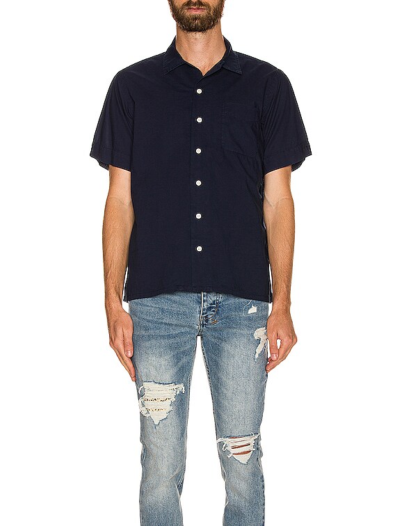 Polo Ralph Lauren Beach Cloth Shirt in Newport Navy | FWRD