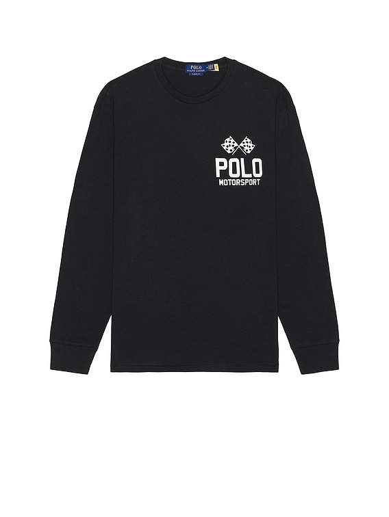 Polo Ralph Lauren Long Sleeve Motorsport Graphic T-Shirt in Polo