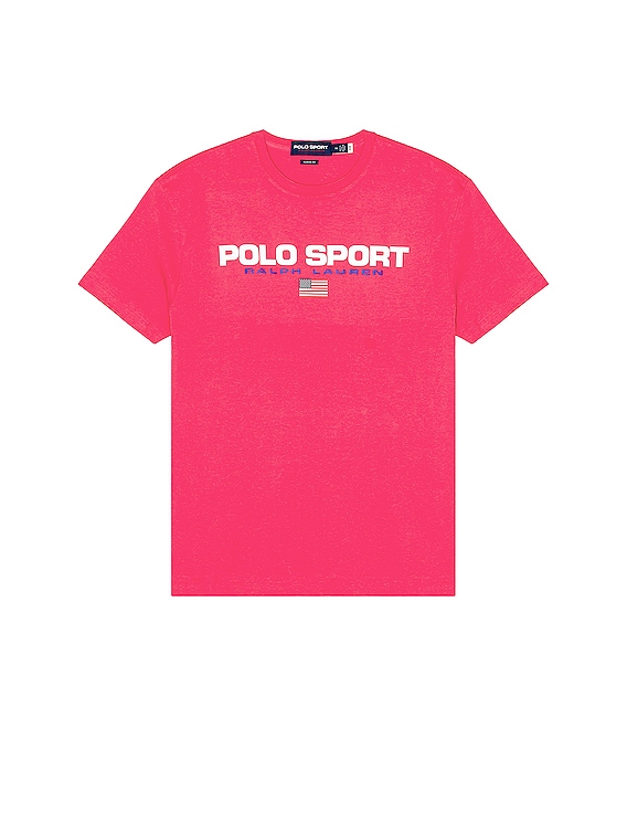 POLO　SPORTS　RALPH　LAUREN Polo Ralph Lauren Sport Icon Tee in Hot Pink | FWRD