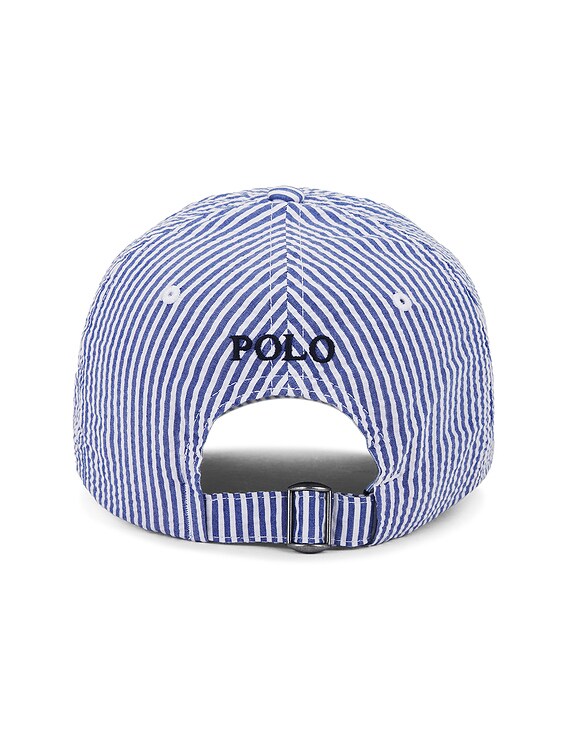 Polo Ralph Lauren Sport Cap in Cruise Royal Seersucker | FWRD