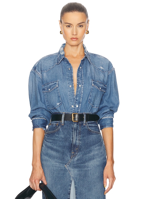 Polo Ralph Lauren LA28 Olympic Denim Western Shirt