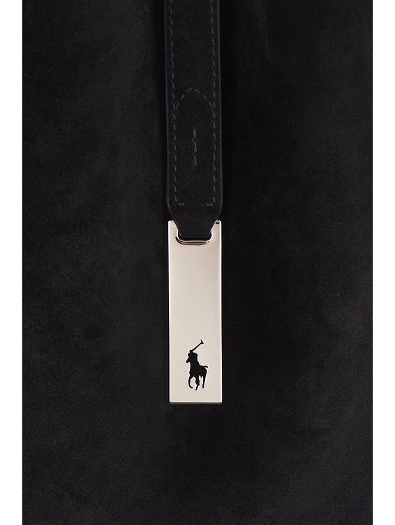 Large Fringe Suede Id Shoulder Bag