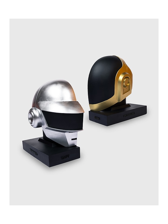 Pleasures x Daft Punk Helmets Bookend in Metallic | FWRD