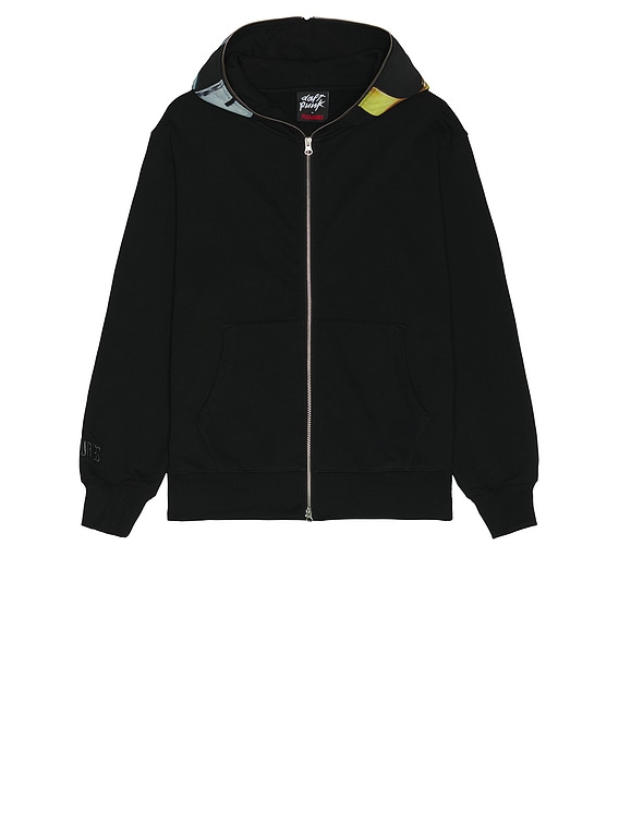Pleasures x Daft Punk Ram Zip Hoodie in Black | FWRD