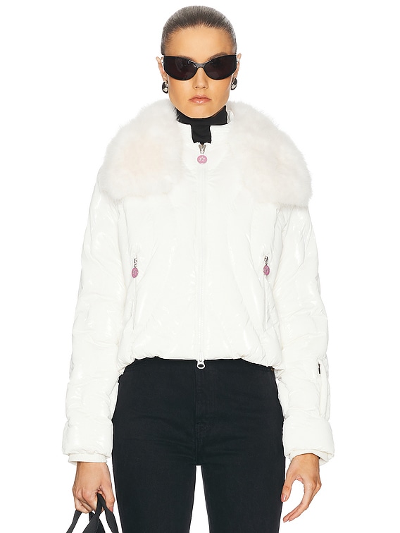 Perfect Moment Carving Quilted Jacket in Snow White | FWRD