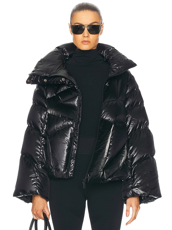 Perfect Moment Ariel Ski Bomber Jacket in Jet Black | FWRD