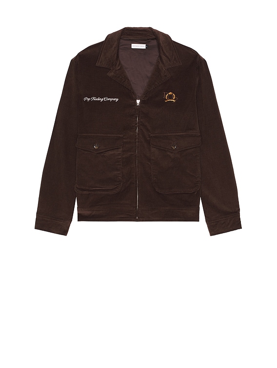 Pop Trading Company Full Zip Jacket in Delicioso | FWRD