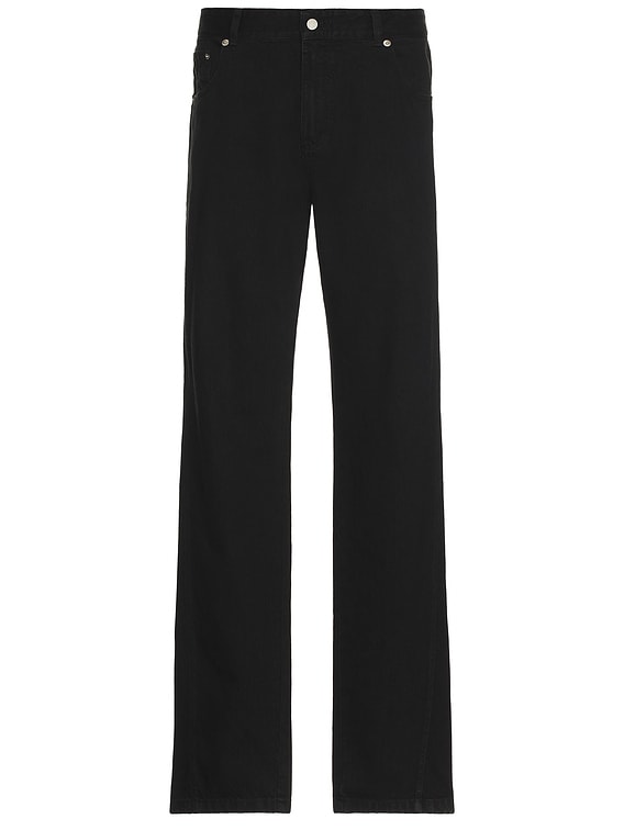POST ARCHIVE FACTION (PAF) 8.0 Denim Pants Right in Black | FWRD