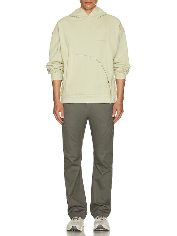 POST ARCHIVE FACTION (PAF) 8.0 Hoodie Center in Light Yellow | FWRD