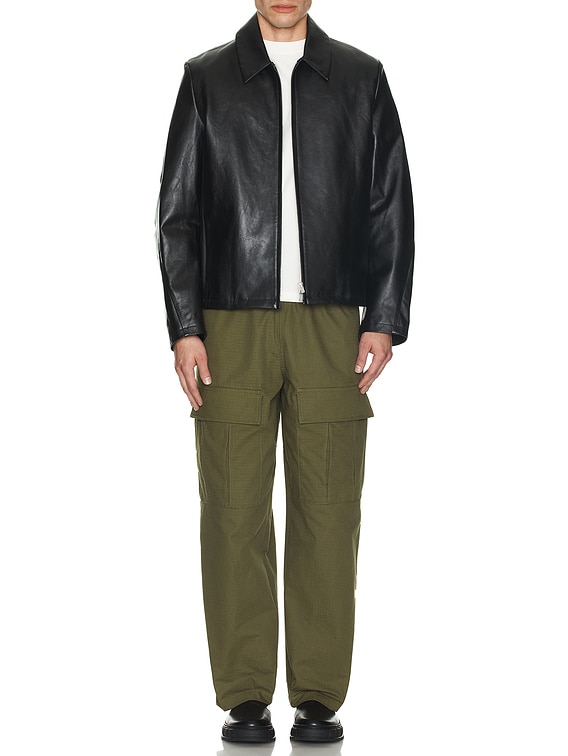 ジャケット・アウター archive fur jacket leather black POST ARCHIVE FACTION (PAF) 6.0 Leather Jacket in Black | FWRD