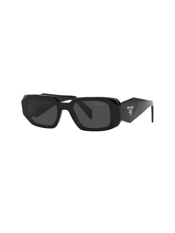 小物 PRADA sunglasses black Prada Scultoreo Narrow Sunglasses in Black | FWRD