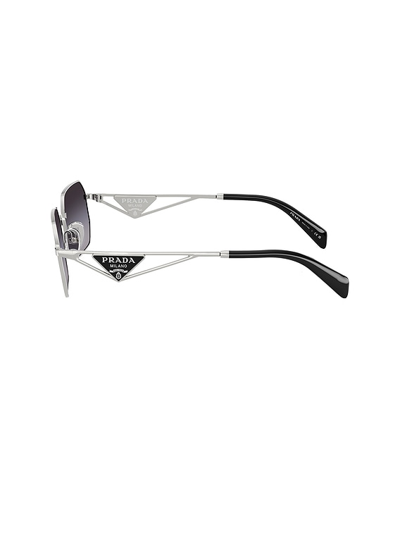 国内配送/関税込【PRADA】L SUNGLASSES Prada Linea Rossa PS 53ZS men Gold Pilot Sunglasses