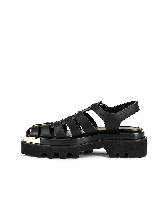 Combat Everyday Sandals with Metal Tip