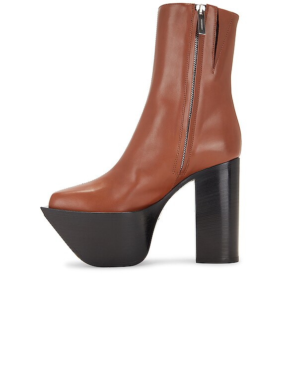 Peter Do Everyday Platform Boots in Brown | FWRD