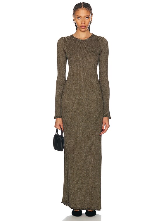 Proenza Schouler Joni Dress in Gold | FWRD