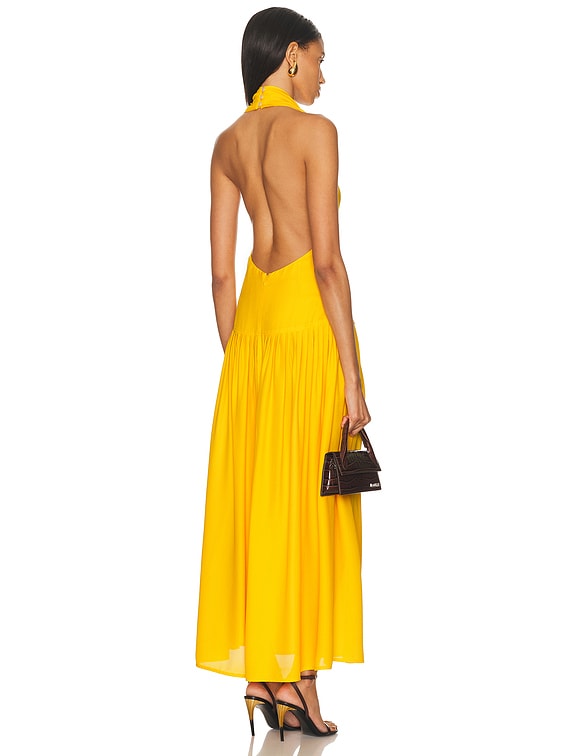 Proenza Schouler Tala Dress in Lemon | FWRD