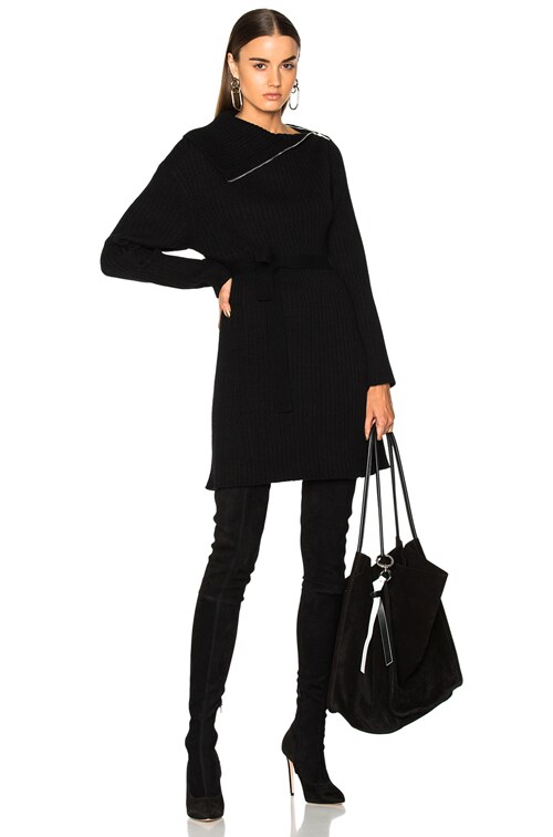 Proenza Schouler Extra Large Suede Tote in Black | FWRD
