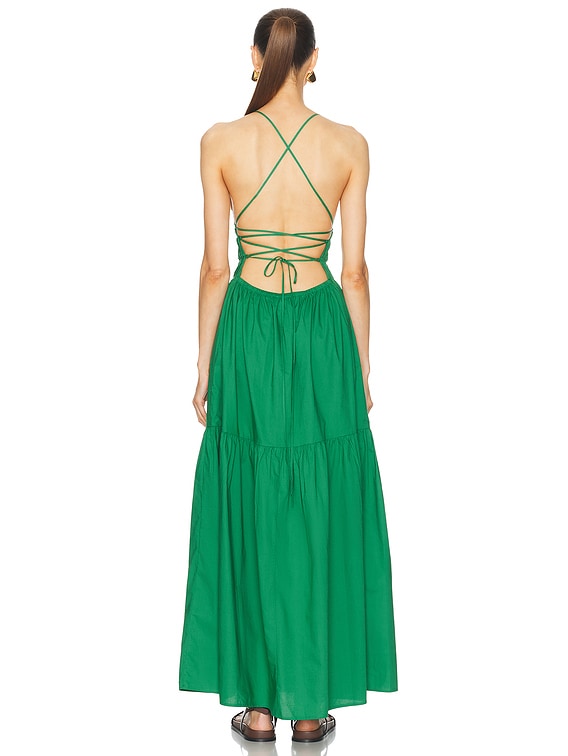 Posse Alexis Dress in Topaz Green | FWRD