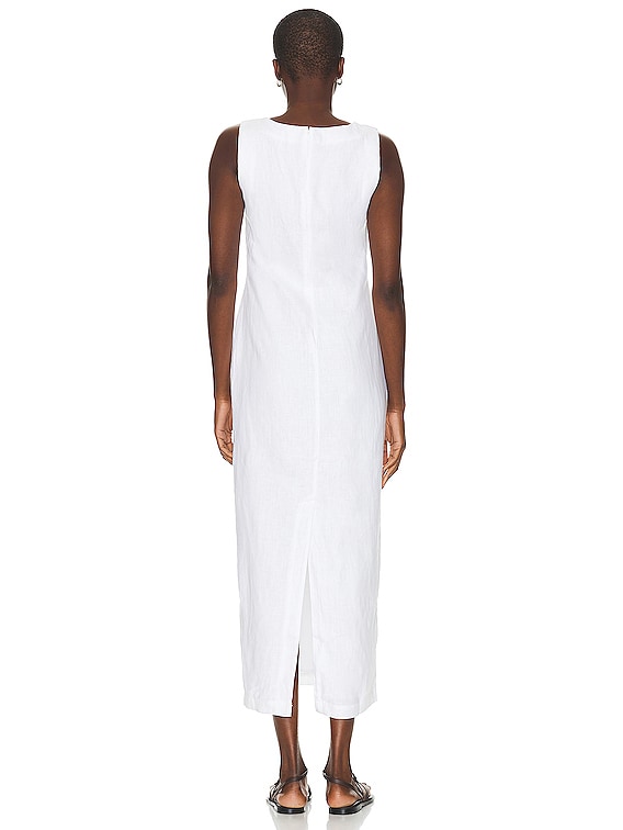 Posse Alice Midi Dress in Ivory | FWRD Posse Alice Midi Dress in Ivory | FWRD