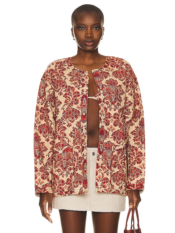 Posse Joslin Jacket in Crimson Multi | FWRD