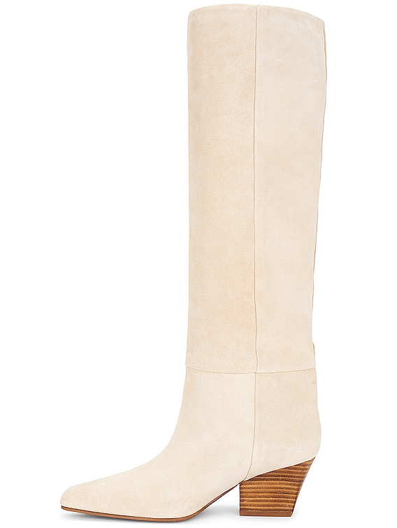 ブーツその他 PARIS TEXAS Woman Boots Ecru PX757STK ECRU PARIS TEXAS Stiletto suede knee boots | NET-A-PORTER