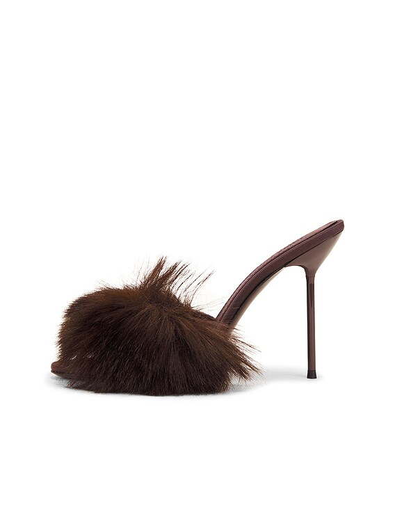 Furry Lidia Mule 105 Heel