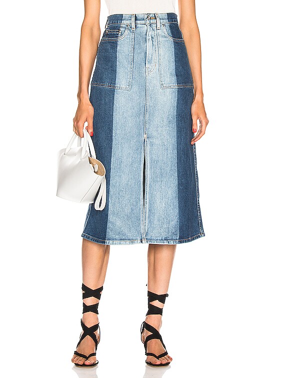 proenza schouler denim skirt