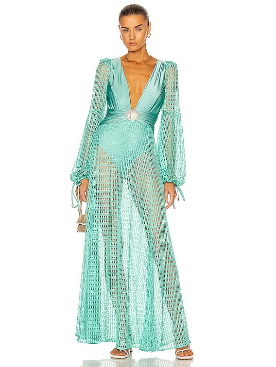 mint green beach dress
