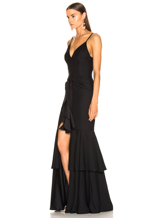 patbo bo ruffle maxi dress