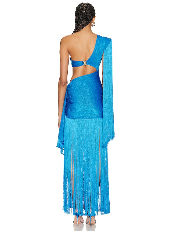cobalt blue one shoulder dress Aurea Dress - Cobalt, AU/UK 14 main image 0