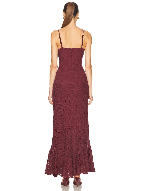 X Camila Coelho Crochet Dress