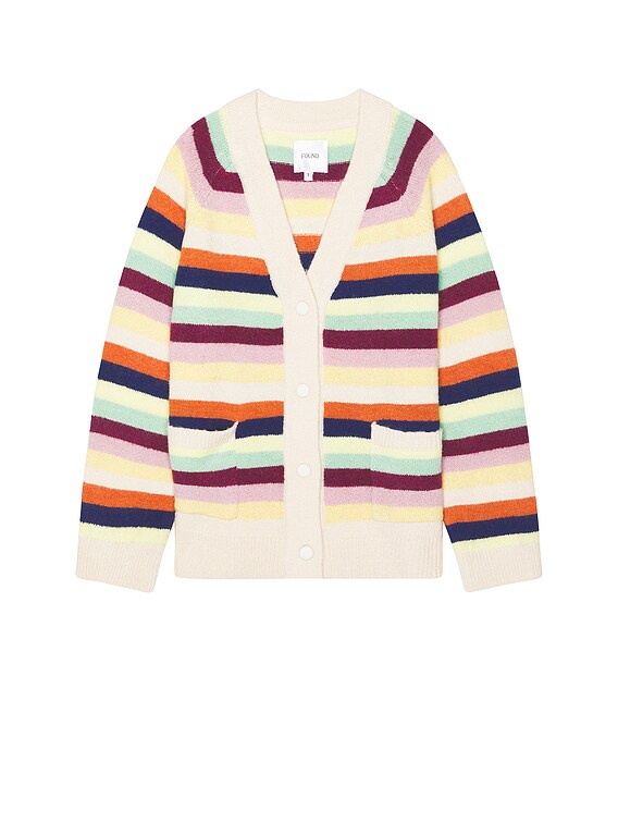 Found カーディガン - Cream Multi | FWRD