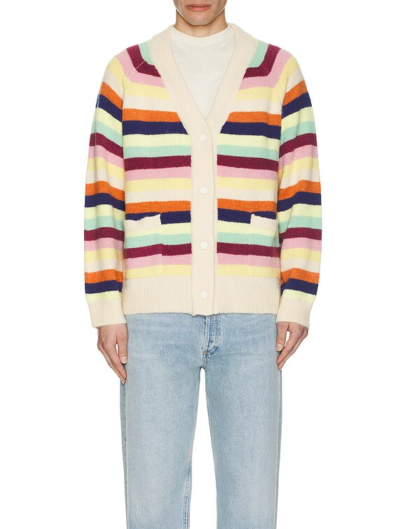 【HI FI FNK】Tom Stripe Cardigan FRAME Stripe Cardigan Sweater | Nordstrom